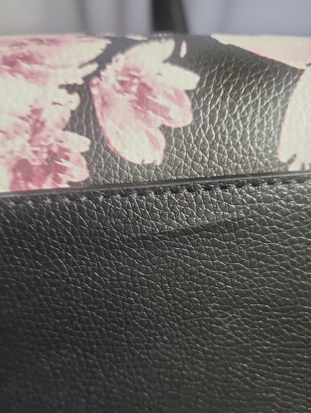 Karl Lagerfeld Shoulder Bag with Floral Panel & Studded Floral Cups Hangtag Euc - Picture 8 of 13